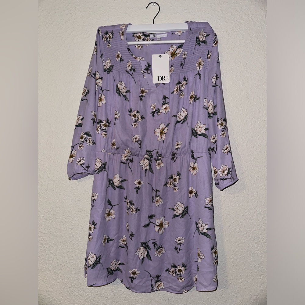 NEW Nordstrom DR2 Purple floral Dress